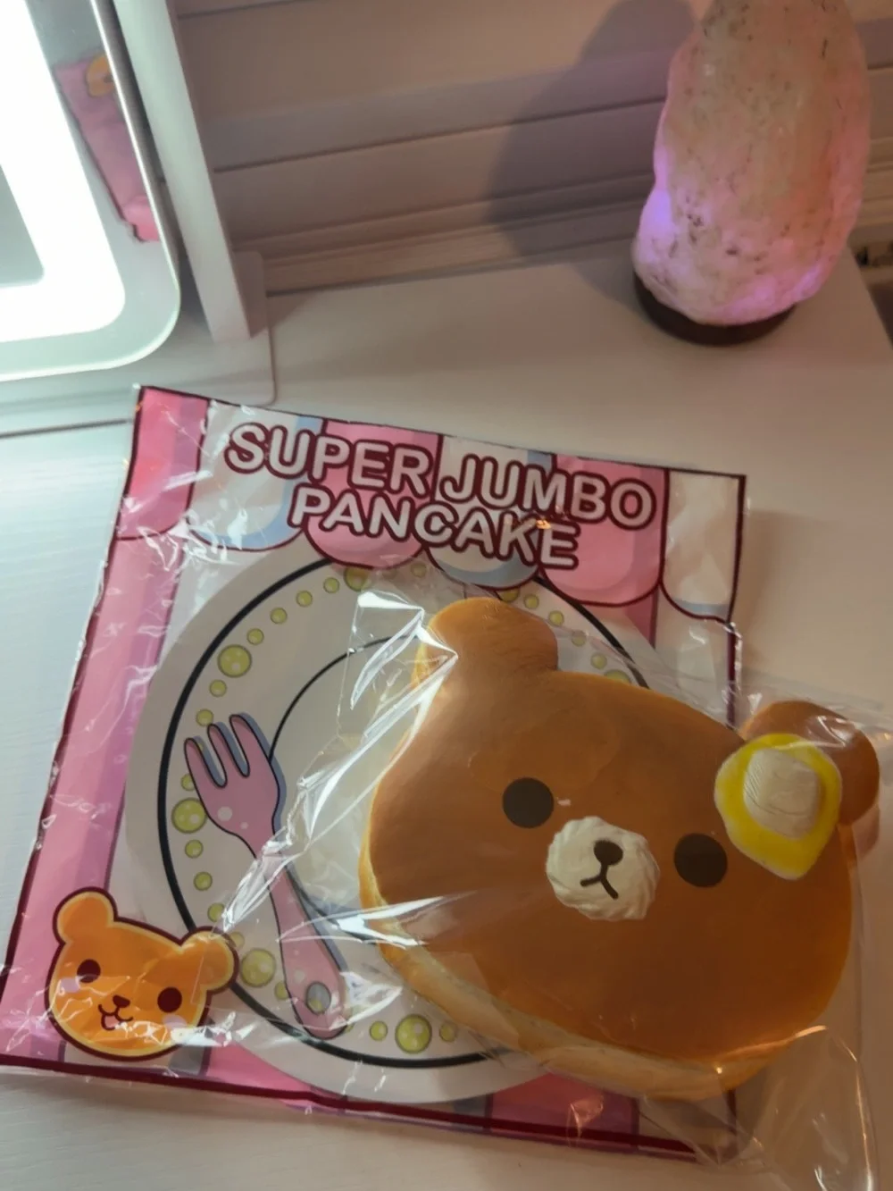 Authentic Puni Maru Super Jumbo Bear Pancake Squishy - Butter Version | Rare!